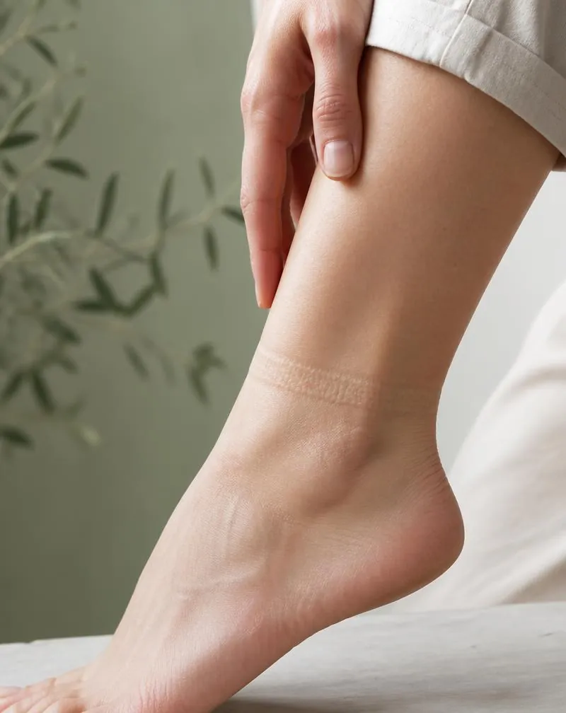 Ankles and socks